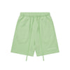 Light green shorts with drawstring on a white background (Green)