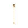Gold spoon on a white background (Gold)