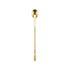 Gold spoon on a white background (Gold)