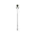 Stainless steel cocktail spoon on a white background (Silver)