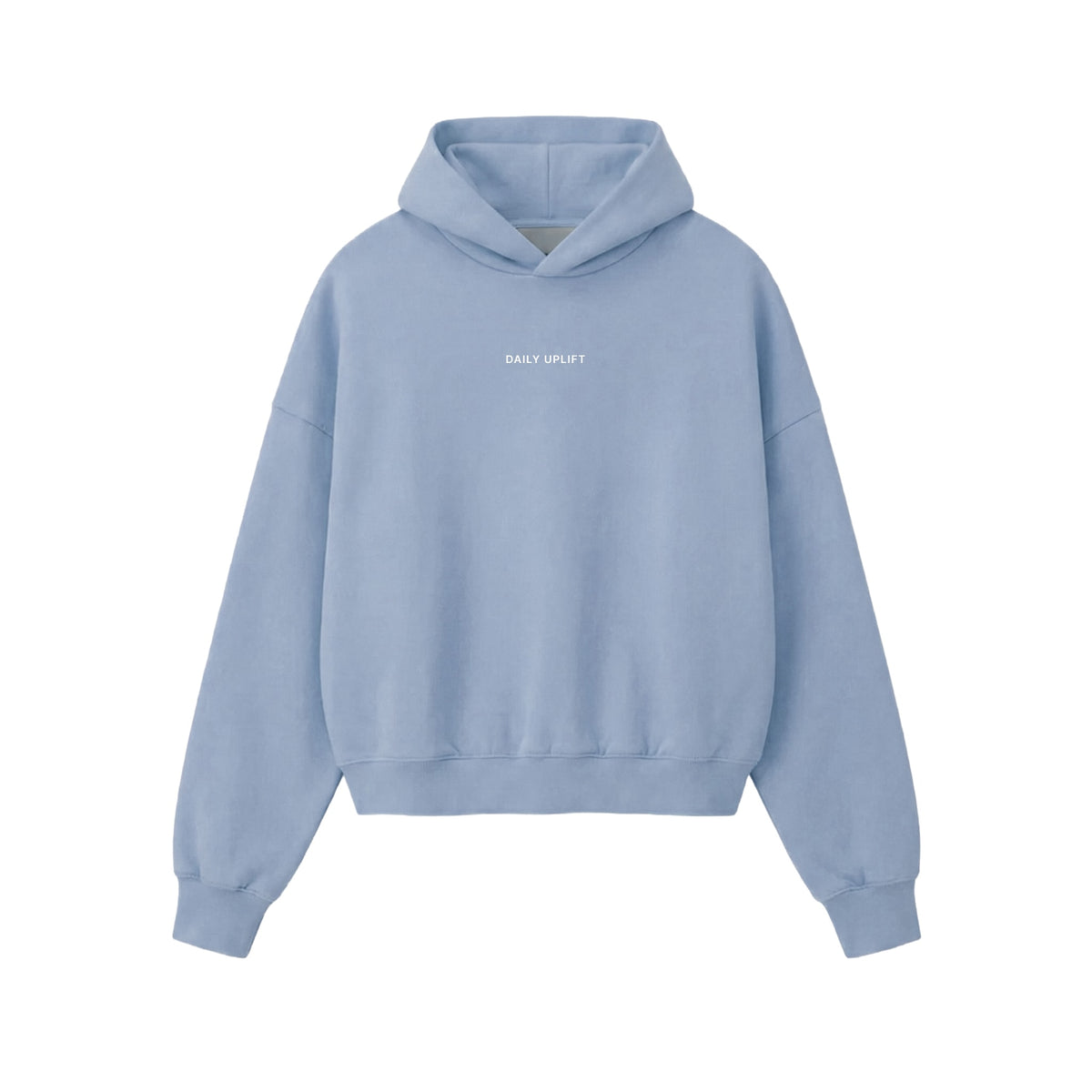 Light blue hoodie with 'Rafale' branding on a white background (Blue)