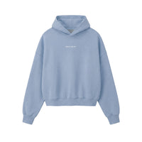 Light blue hoodie with 'Rafale' branding on a white background (Blue)