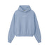 Light blue hoodie with &