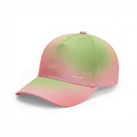 Pink and green gradient cap on a white background (Pink)