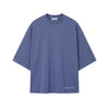 Blue t-shirt with 'SMOOTH VITALITY' text on a white background (Blue)