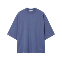 Blue t-shirt with 'SMOOTH VITALITY' text on a white background (Blue)