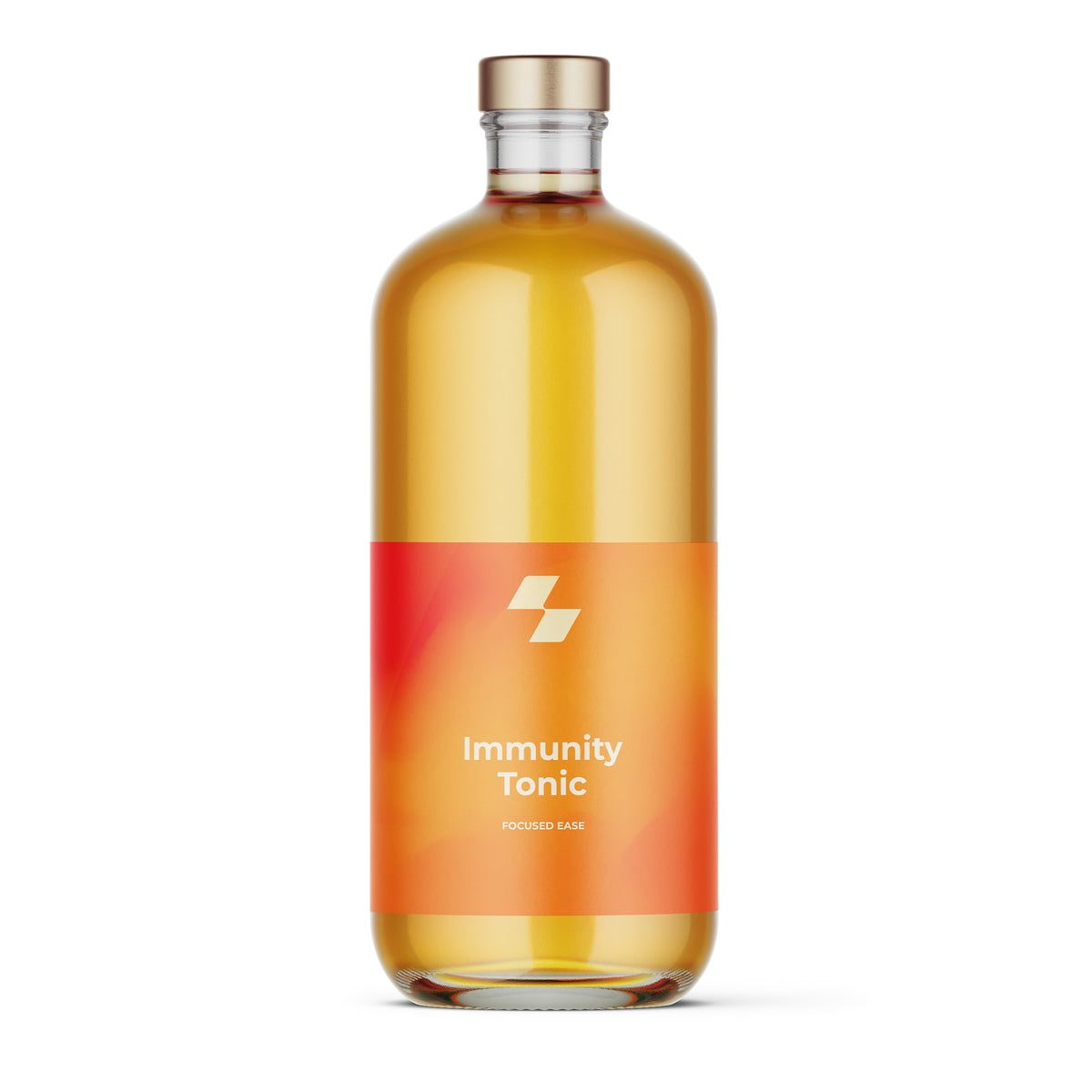 Bottle of 'Immunity Tonic' on a white background (33.8 oz / 1 L)