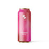 Pink can labeled &